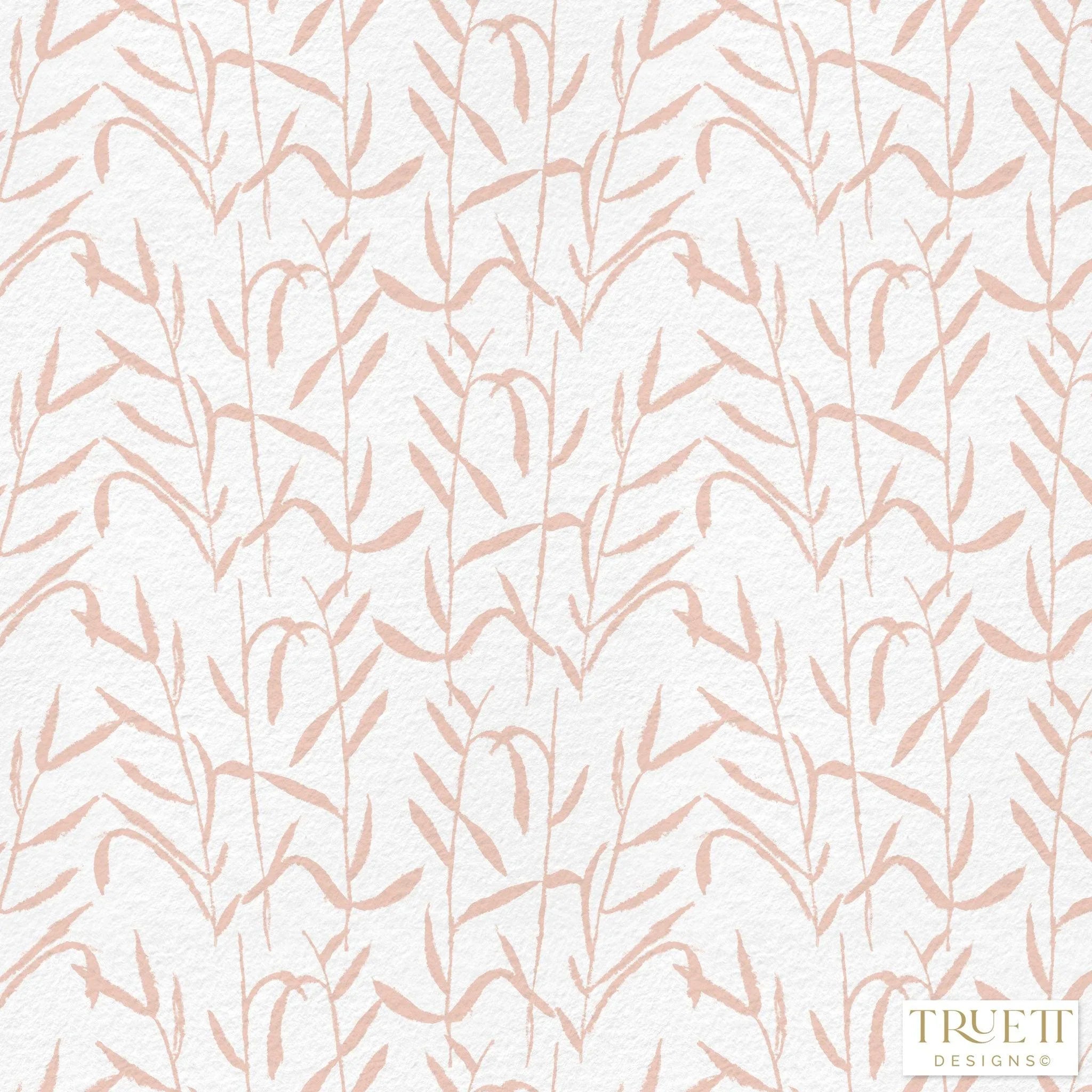 Botanic Blush Luxury Wallpaper - Truett Designs