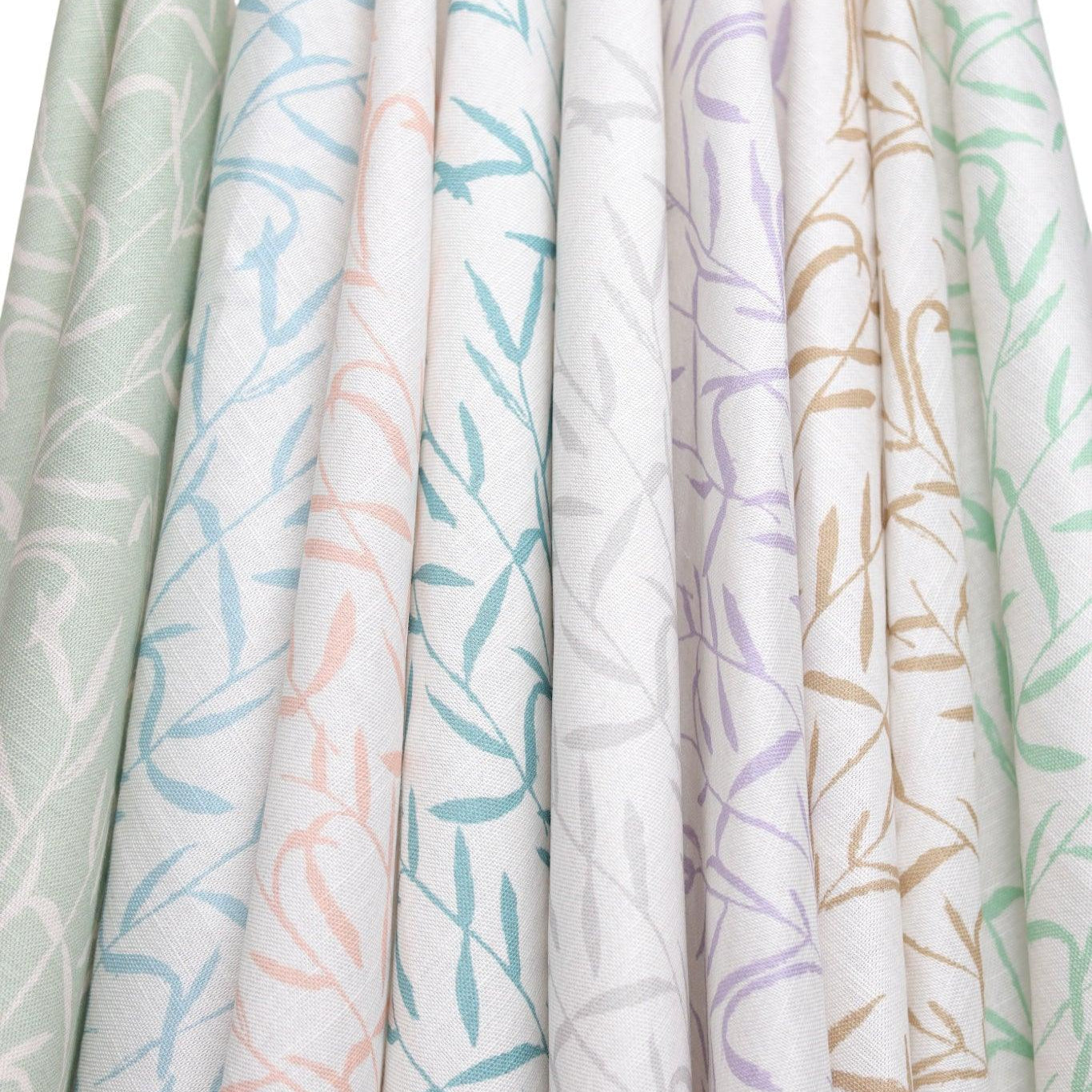 Botanic Brass Luxury Fabric - Truett Designs