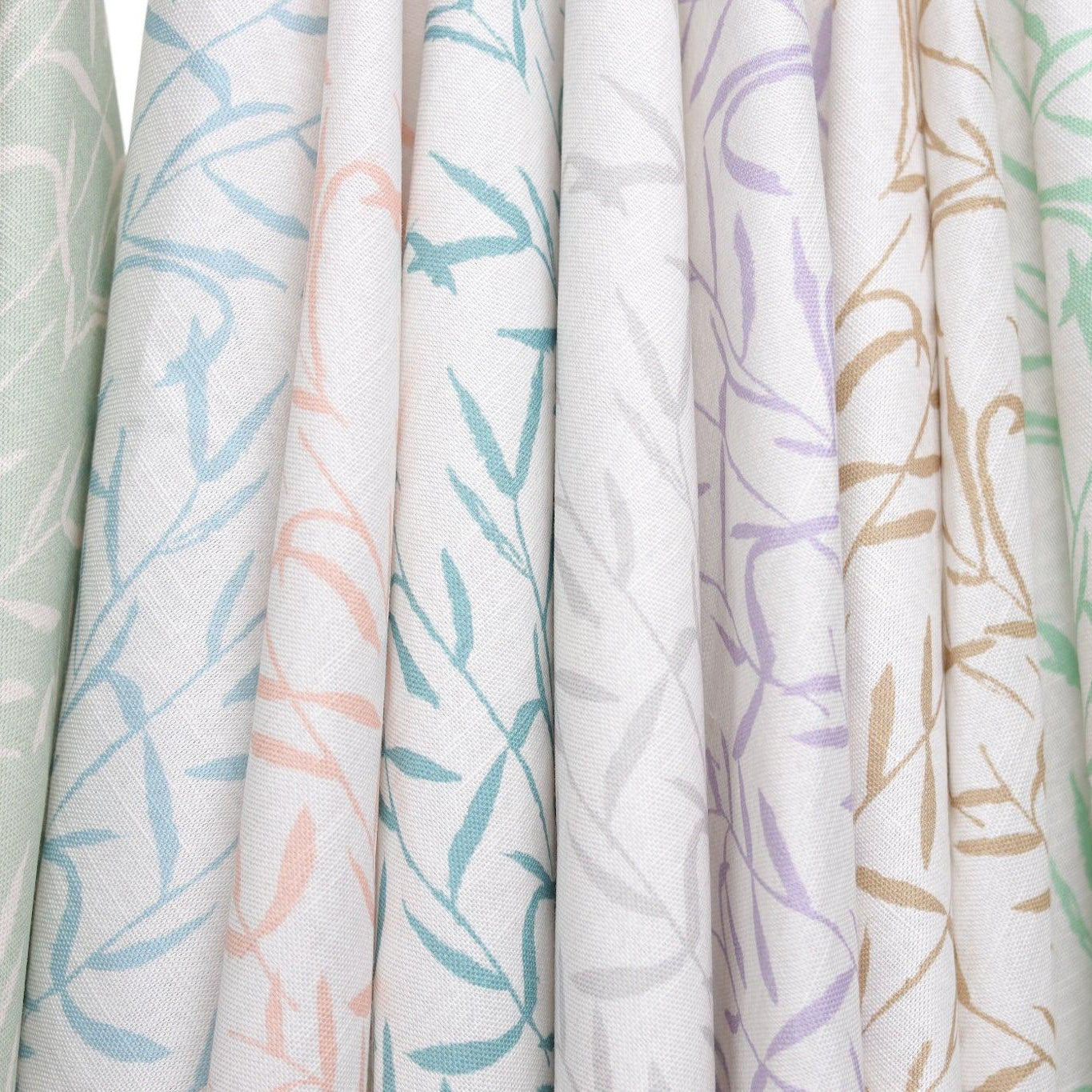 Botanic Brass Luxury Fabric - Truett Designs