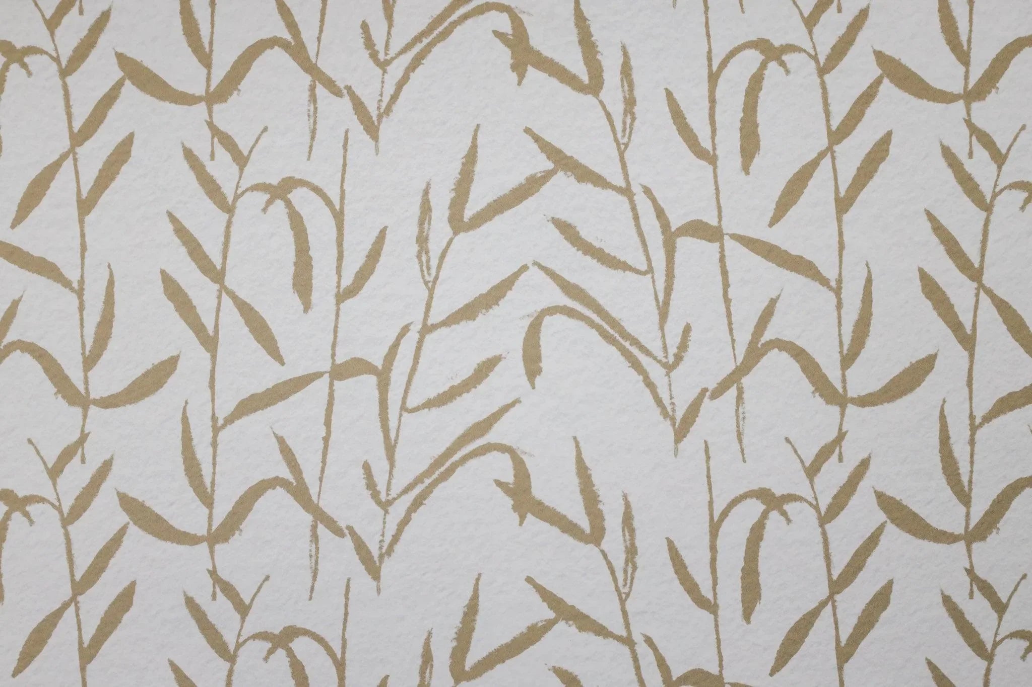 Botanic Brass Luxury Wallpaper - Truett Designs