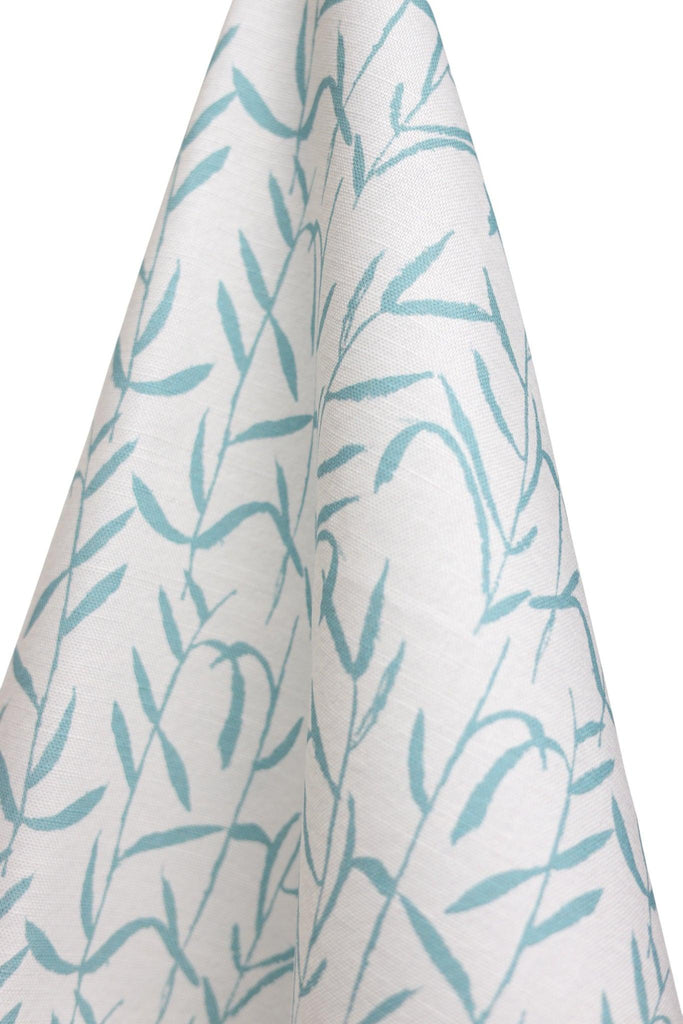 Botanic Teal Luxury Fabric - Truett Designs
