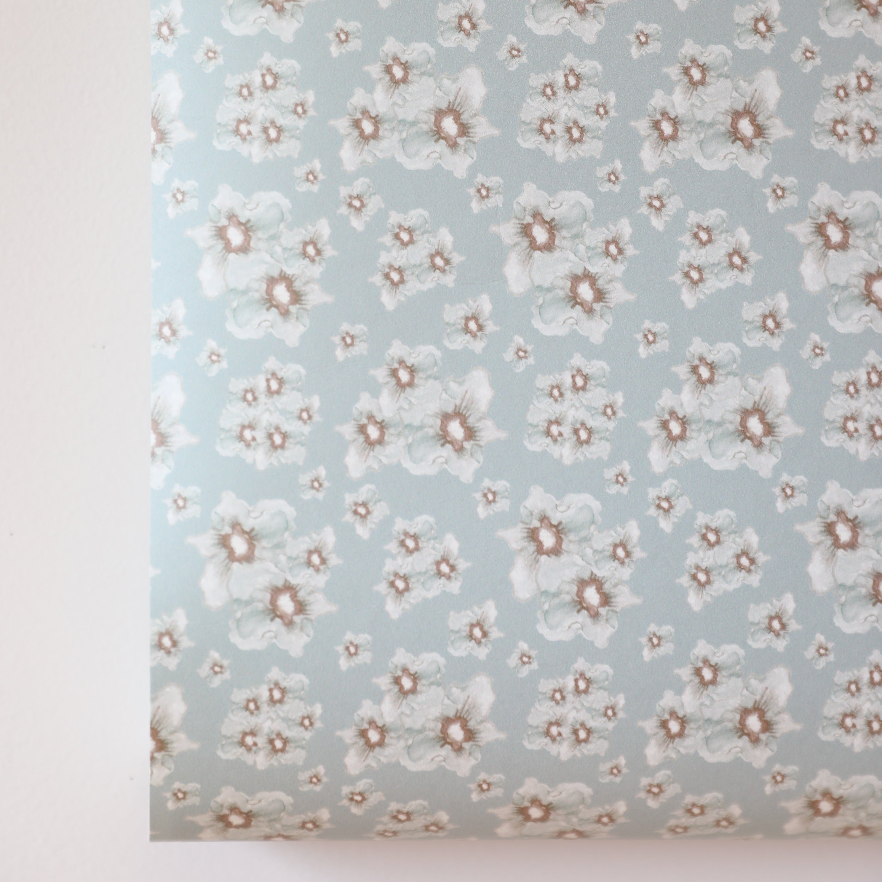 Cottage Garden luxury wallpaper with a small-scale floral pattern inspired by traditional English gardens, ideal for custom interiors, refined bedrooms, charming powder rooms, tailored living spaces, and luxury residential design projects.