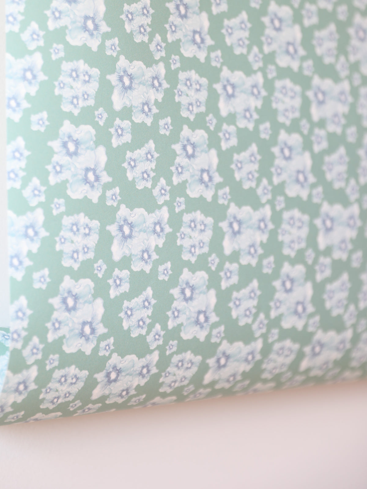 Cottage Garden luxury wallpaper with a small-scale floral pattern inspired by traditional English gardens, ideal for custom interiors, refined bedrooms, charming powder rooms, tailored living spaces, and luxury residential design projects.