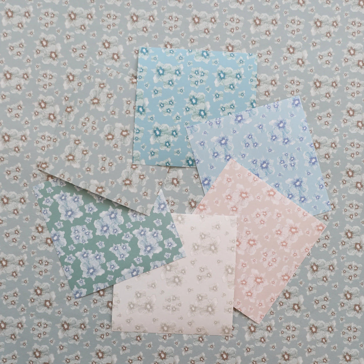 Cottage Garden luxury wallpaper with a small-scale floral pattern inspired by traditional English gardens, ideal for custom interiors, refined bedrooms, charming powder rooms, tailored living spaces, and luxury residential design projects.