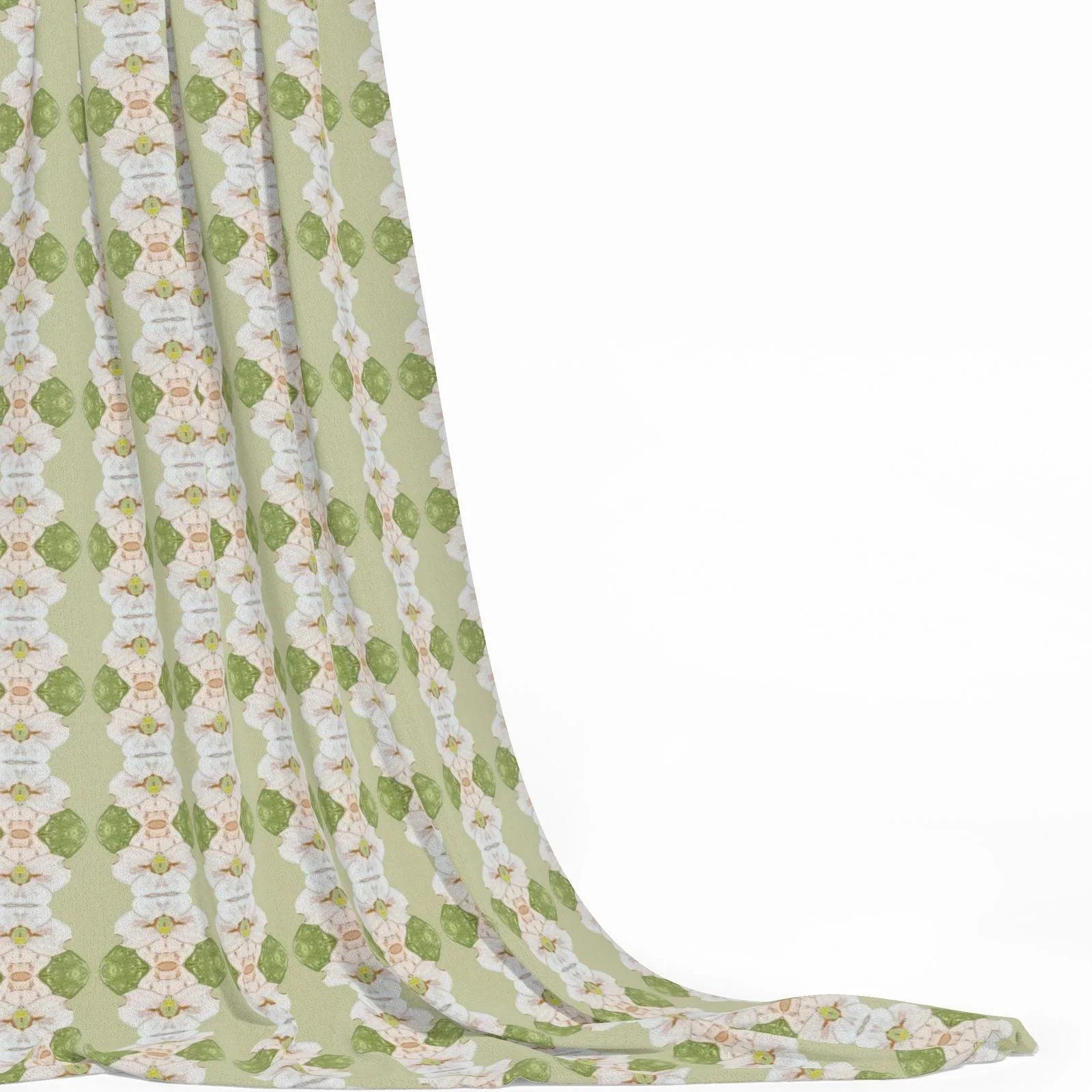 Flowering Dogwoods Fernwood Green Fabric - Truett Designs