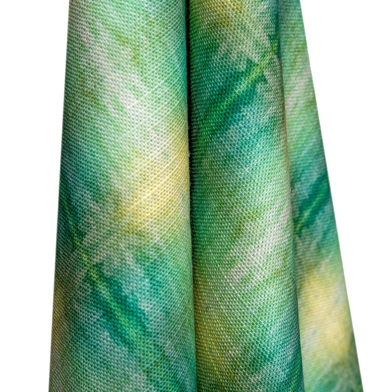 Painted Plaid Springy Green Fabric - Truett Designs