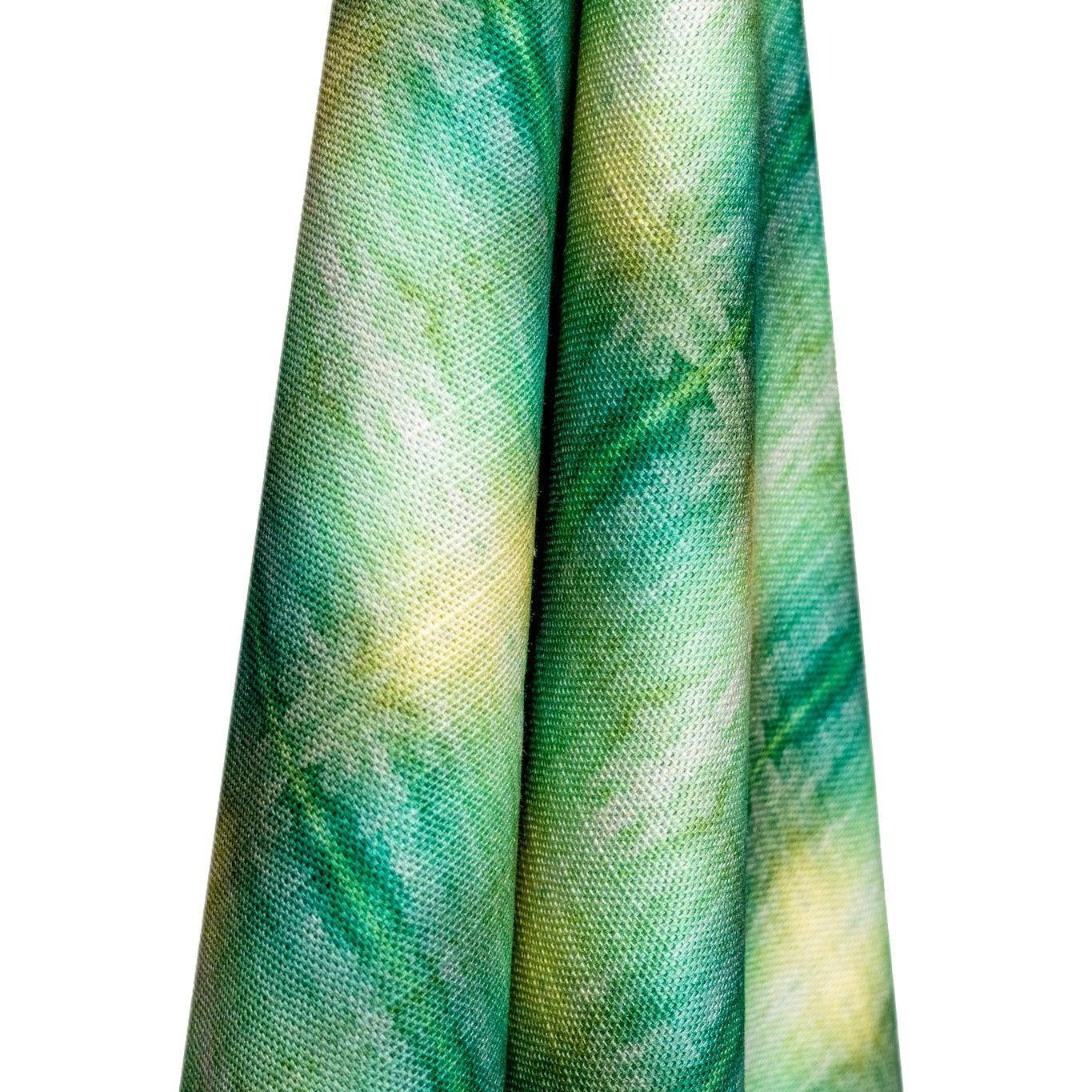 Painted Plaid Springy Green Fabric - Truett Designs