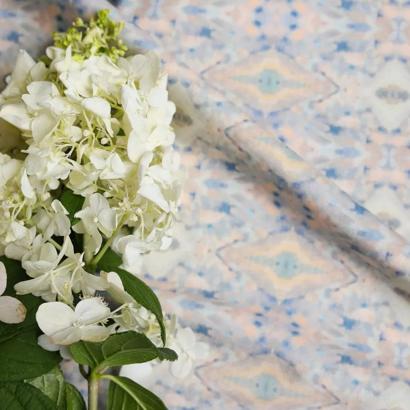 River Peace Luxury Fabric Small Repeat - Truett Designs