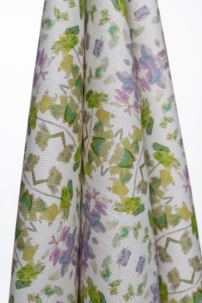 The Fields Fabric -Lupine White - Truett Designs