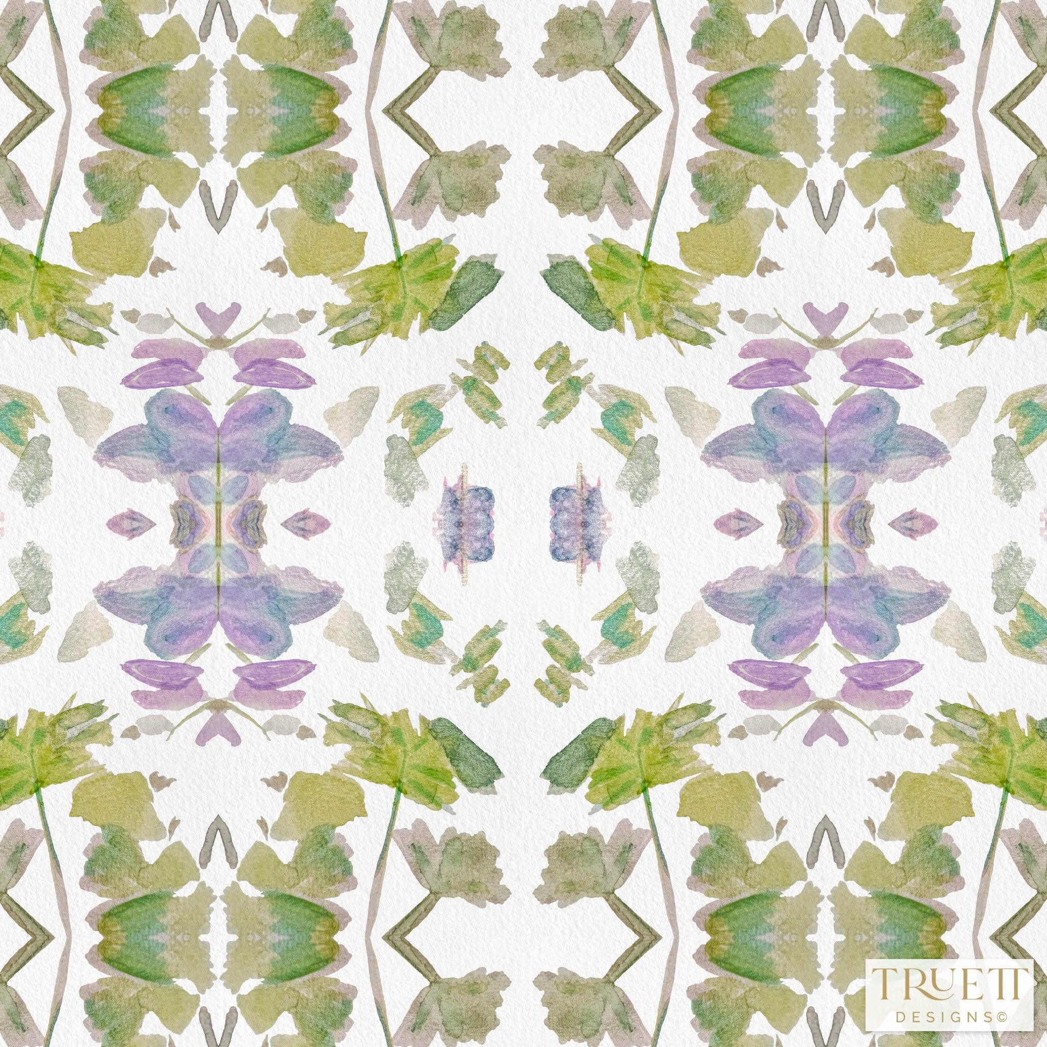The Fields Lupine Wallpaper - Truett Designs