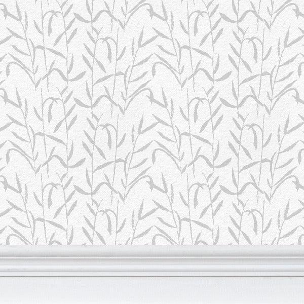 Botanic Platinum Luxury Wallpaper - Truett Designs