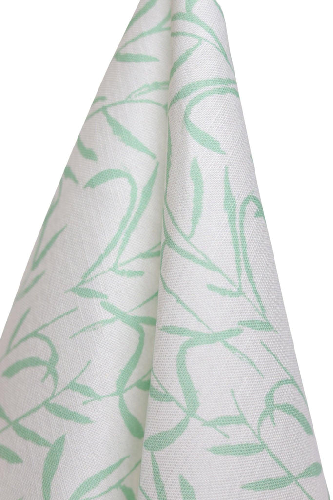 Botanic Mint Luxury Fabric - Truett Designs