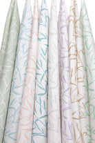 Botanic Platinum Luxury Fabric - Truett Designs