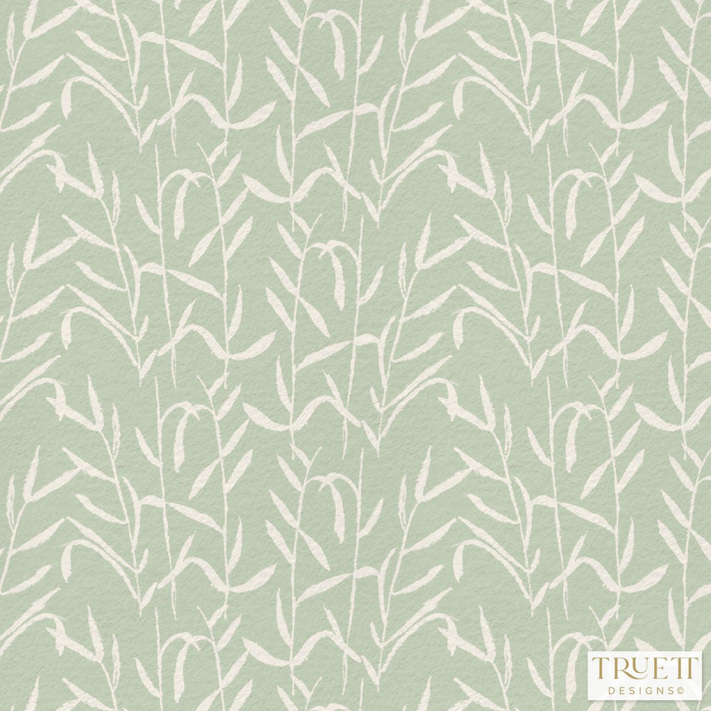 Botanic Sage Luxury Wallpaper - Truett Designs
