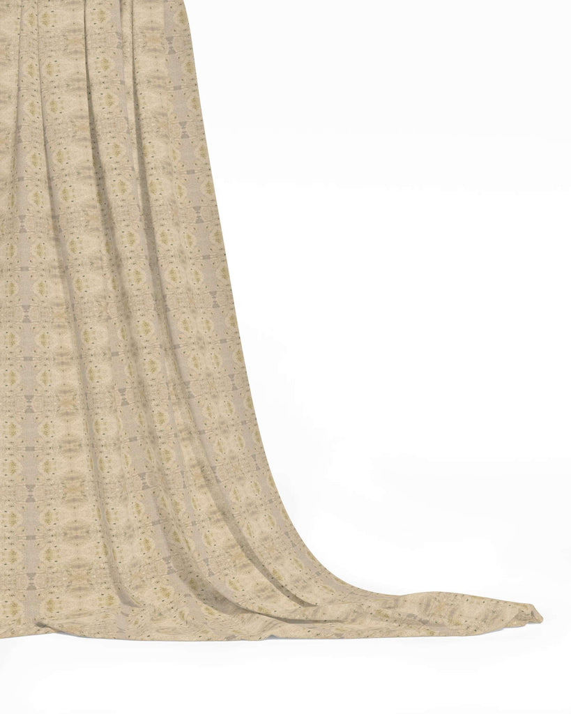 Centerpiece White Hydrangea Luxury Fabric Small Repeat - Truett Designs