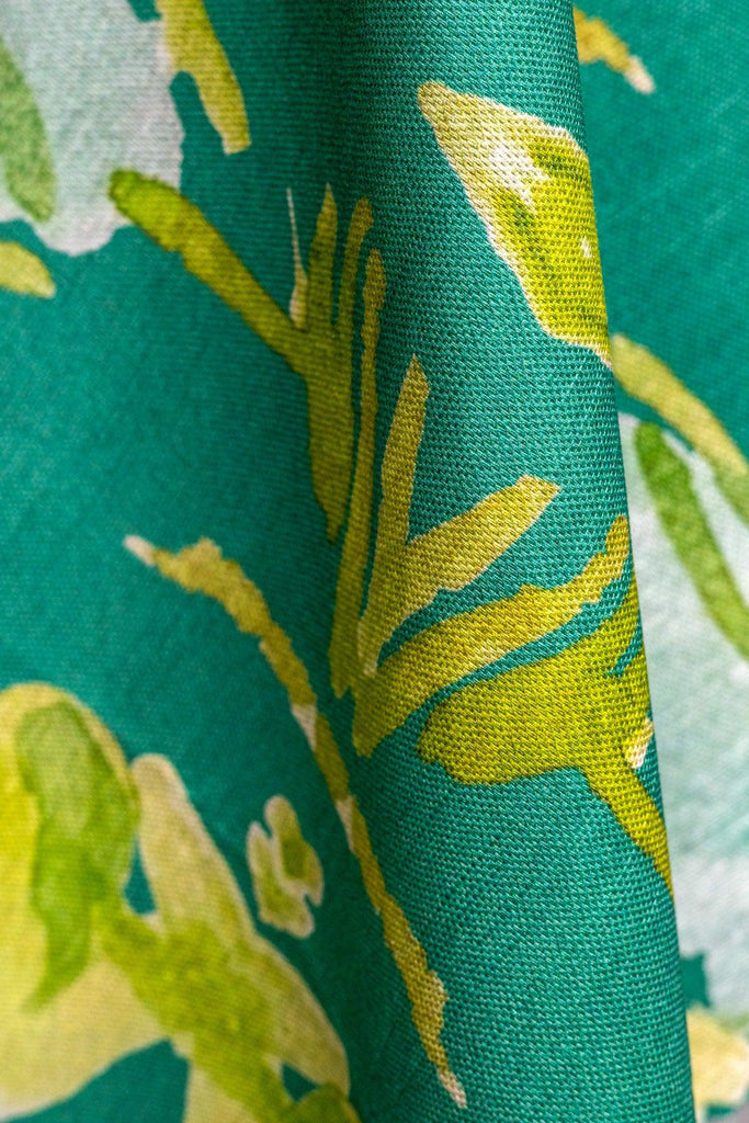 Dark Green Wildflowers I Fabric Large Repeat - Truett Designs
