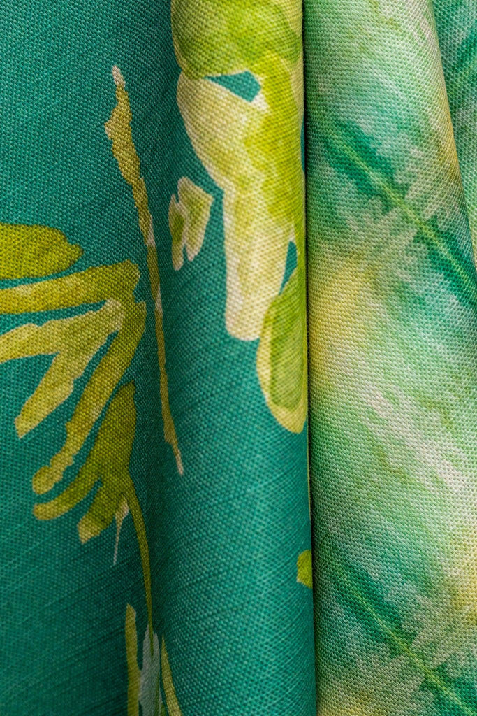 Dark Green Wildflowers I Fabric Large Repeat - Truett Designs