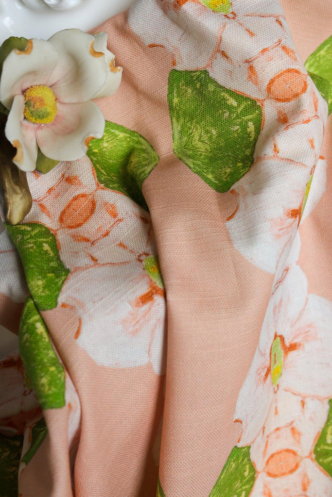 Flowering Dogwoods Light Pink Fabric - Truett Designs