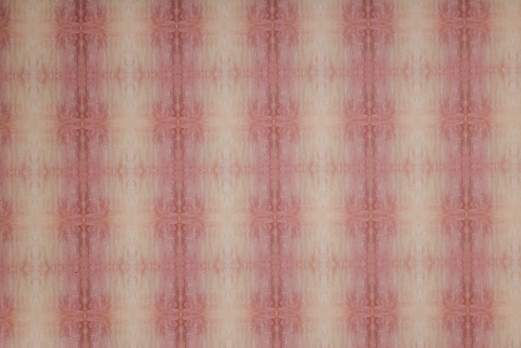 Painted Plaid Coral Wallpaper - Truett Designs