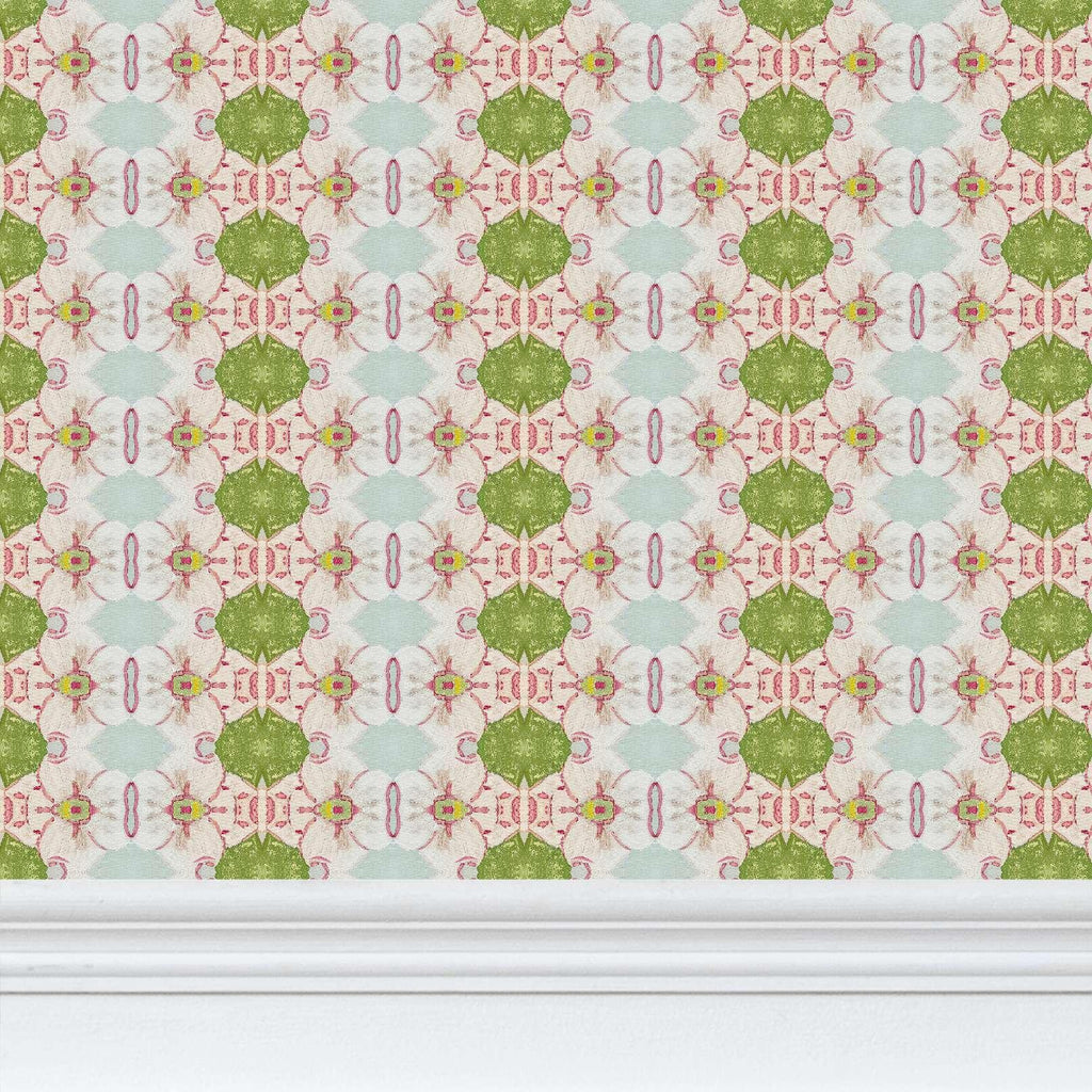 Pink Dogwoods Wallpaper - Truett Designs
