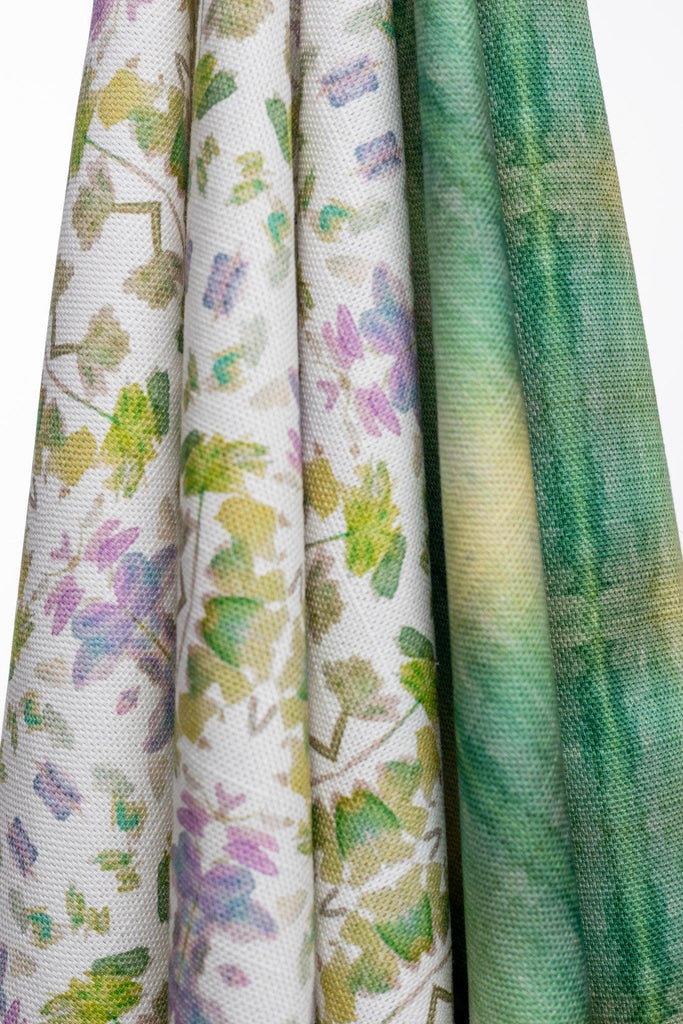 The Fields Fabric -Lupine White - Truett Designs