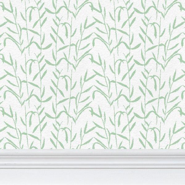 Botanic Mint Luxury Wallpaper - Truett Designs