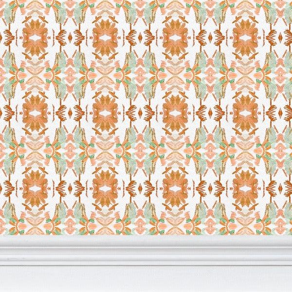 Wildflowers I Orange Wallpaper - Truett Designs